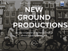 Tablet Screenshot of newgroundproductions.nl